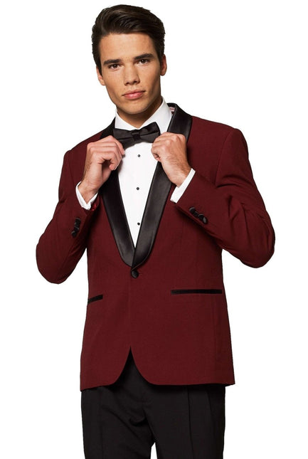 Bordeaux Rode Smoking Heren OppoSuits van OppoSuits koop je bij Partywinkel