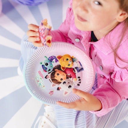 Borden Gabby's Dollhouse 23cm papier van Partydeco koop je bij Partywinkel