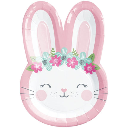 Borden Konijn 20cm 8st van Creative Converting koop je bij Partywinkel