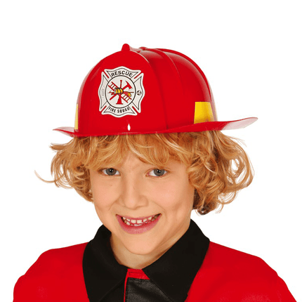 Brandweerman Helm Kind van Fiestas Guirca koop je bij Partywinkel