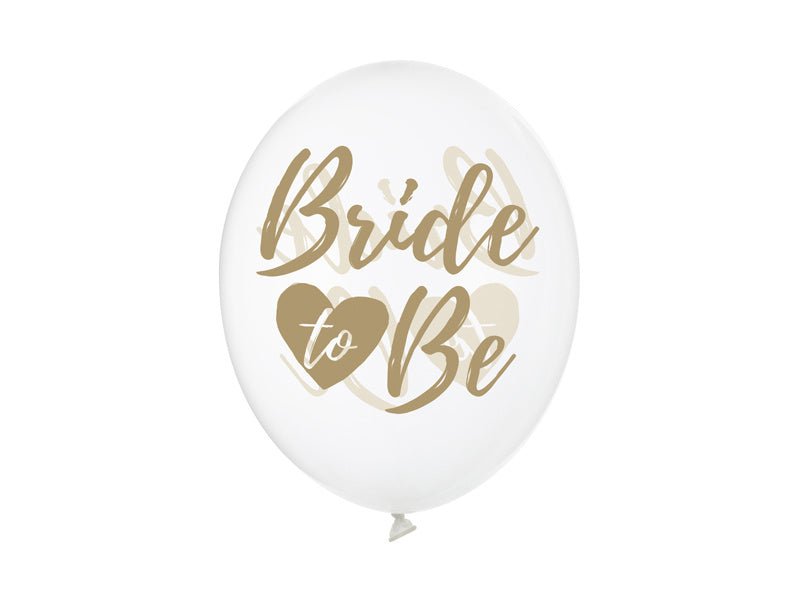 Bride To Be Ballonnen 30cm 6st van Partydeco koop je bij Partywinkel