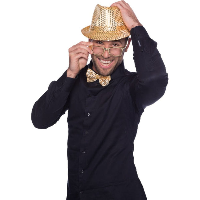 Bril Metallic Goud van Folat koop je bij Partywinkel