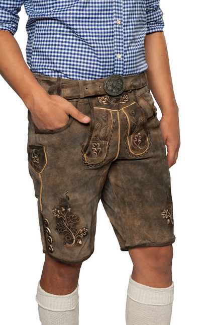 Lederhose Marron Court Brixen