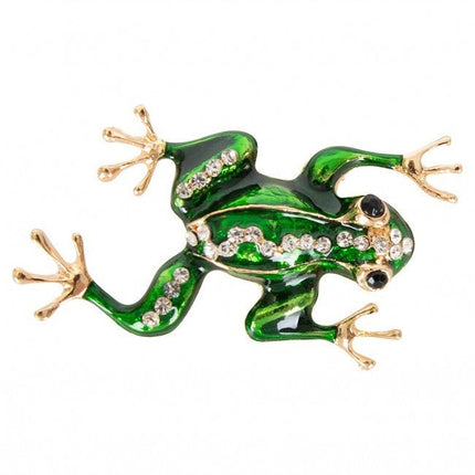 Broche Kikker 7X3.5Cm van PartyXplosion koop je bij Partywinkel