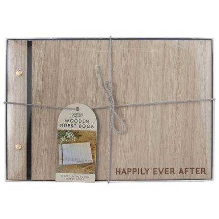Bruiloft Gastenboek 26cm van Ginger Ray koop je bij Partywinkel