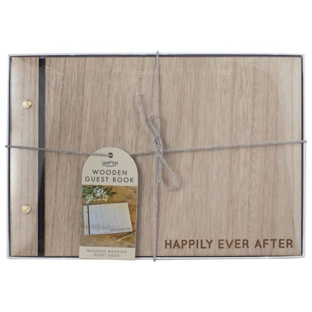Bruiloft Gastenboek 26cm van Ginger Ray koop je bij Partywinkel