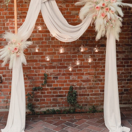 Bruiloft Hangdecoratie Backdrop Gordijn 1,4x 10m van Partydeco koop je bij Partywinkel