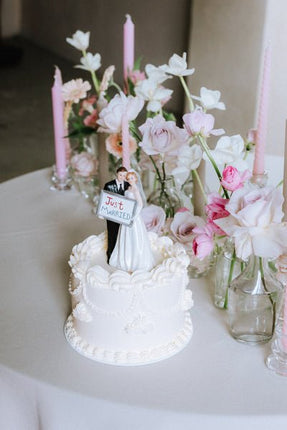Bruiloft Taarttopper 14,5cm van Partydeco koop je bij Partywinkel