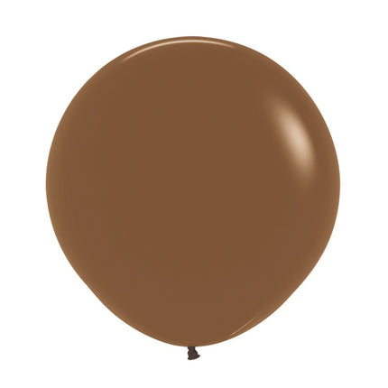 Bruine Ballonnen 61cm 3st van Sempertex koop je bij Partywinkel