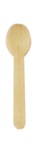 Bruine Bestek Lepels 8st van Procos koop je bij Partywinkel