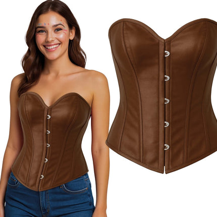 Bruine Corset Dames van Fiestas Guirca koop je bij Partywinkel