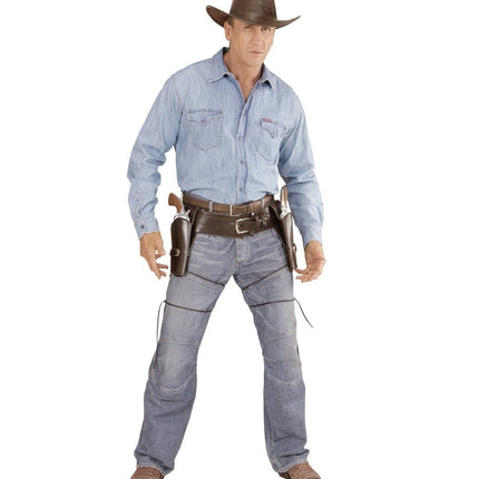 Bruine Holster van Widmann koop je bij Partywinkel