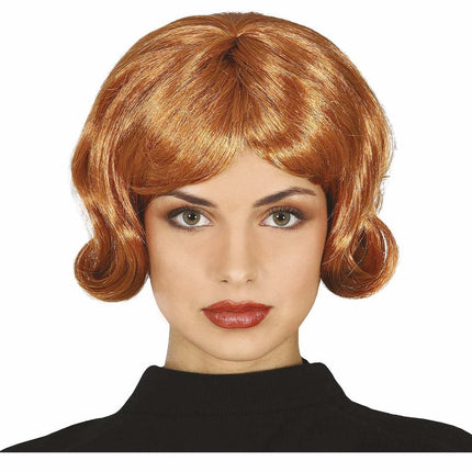 Bruine Pruik Kort Haar van Fiestas Guirca koop je bij Partywinkel