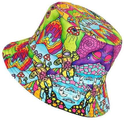 Bucket Hat Psychedelisch van Widmann koop je bij Partywinkel
