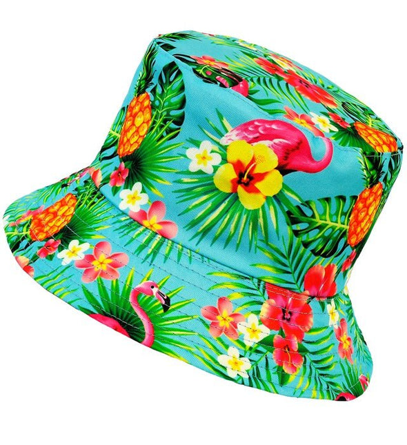 Bucket Hat Zomer Party Blauw van Widmann koop je bij Partywinkel