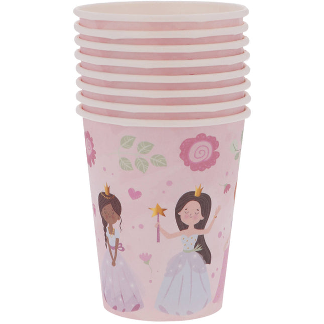 Tasses de princesses 250ml 8pcs