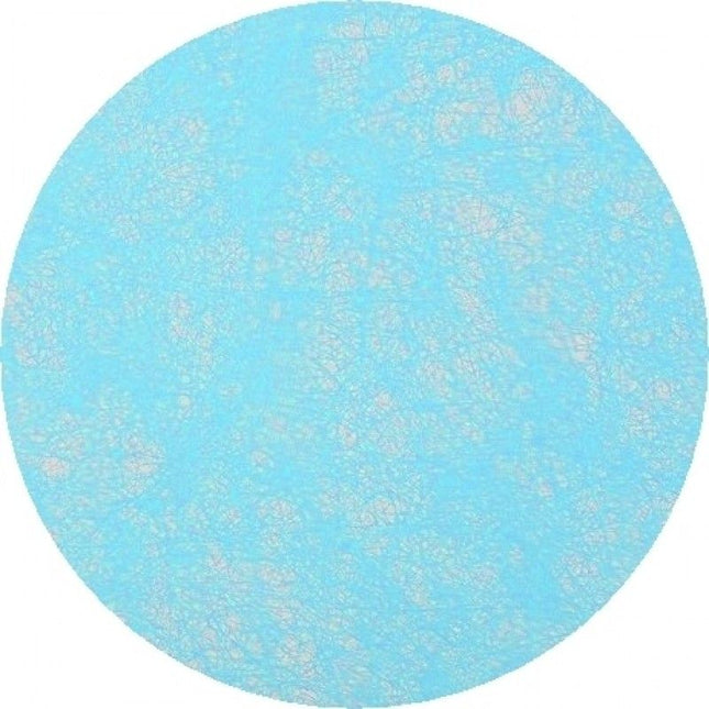 Sets de table bleus ronds 34cm 10pcs