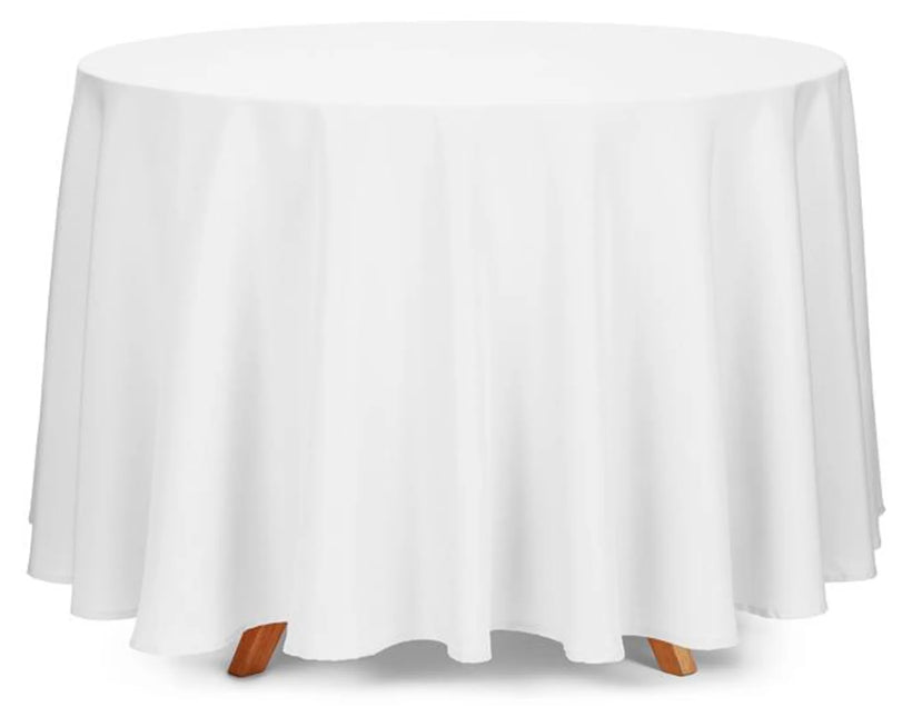 Nappe blanche ronde 3m