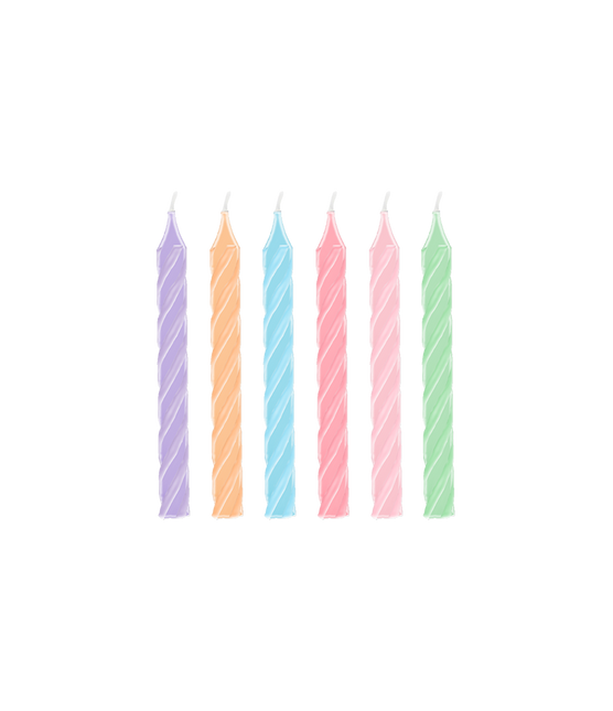Bougies Pastel
