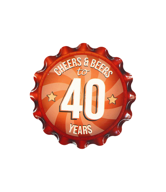 Sous-verres 40 ans 11cm