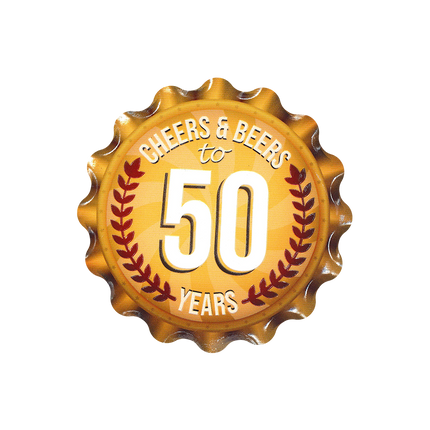 Sous-verres 50 ans 50 11cm