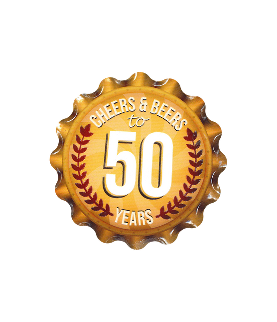 Sous-verres 50 ans 50 11cm