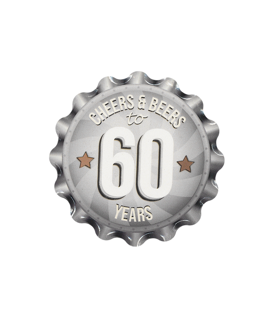 60 Years Coasters 60 11cm