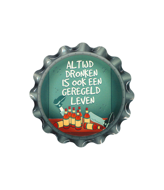 Sous-verres verts Always Drunk 11cm