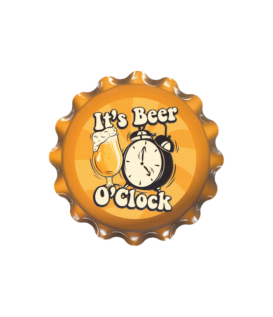 Sous-verres orange O'Clock 11cm