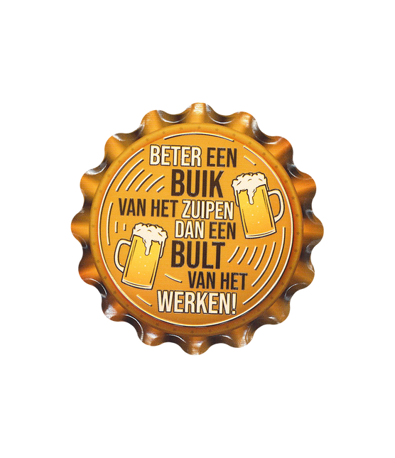 Orange Coasters Belly Of Boozing 11cm