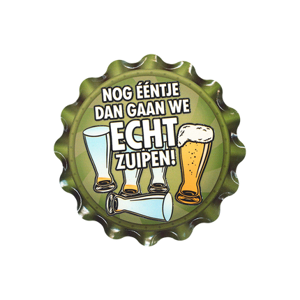 Sous-verres verts Real Booze 11cm