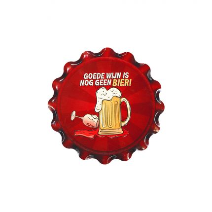 Sous-verres rouges Bon vin 11cm