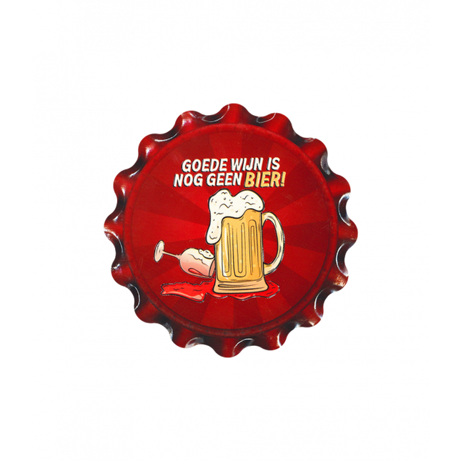 Sous-verres rouges Bon vin 11cm