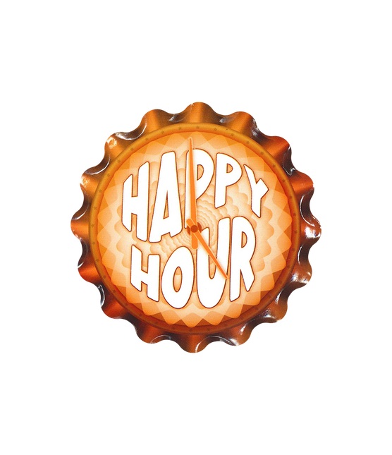 Orange Coasters Happy Hour 11cm
