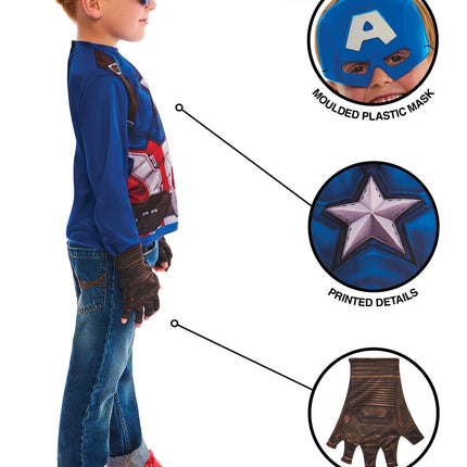 Costume de Captain America pour enfant