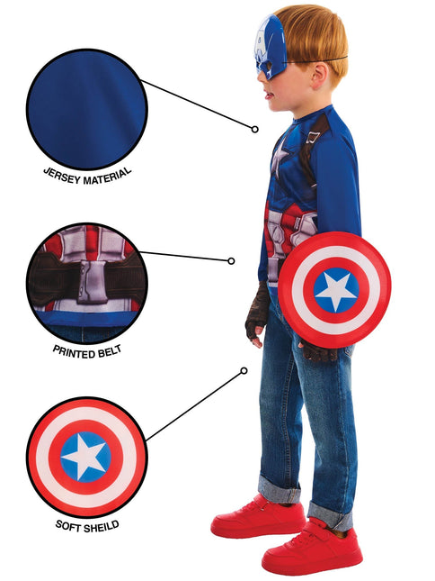 Costume de Captain America pour enfant