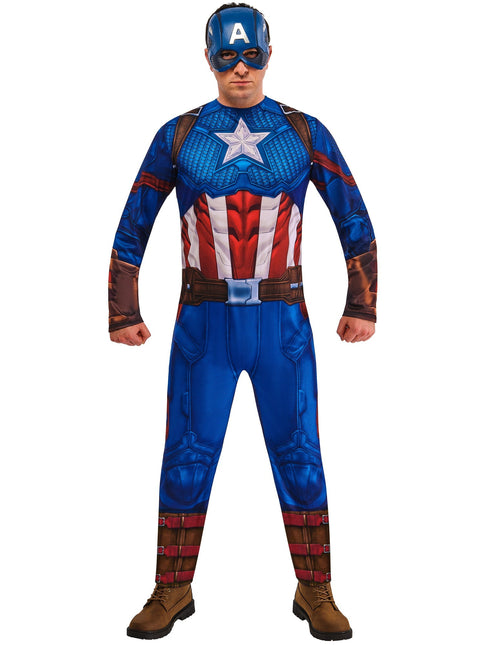 Costume Captain America Hommes Bleu
