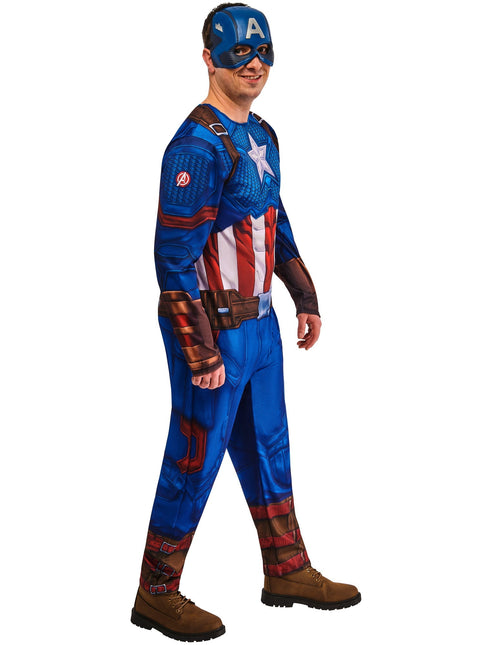 Costume Captain America Hommes Bleu