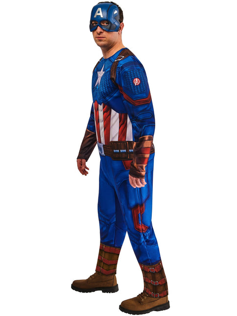 Costume Captain America Hommes Bleu
