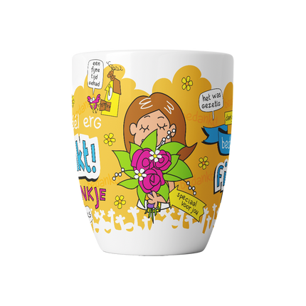 Tasse de dessin animé - Temps heureux