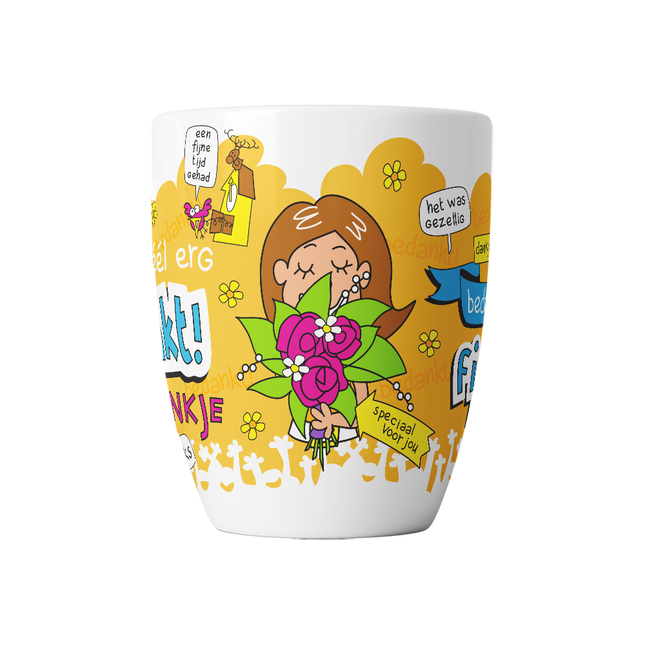Tasse de dessin animé - Temps heureux