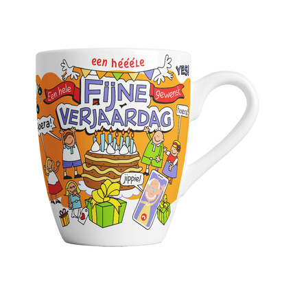 Tasse de dessin animé - Joyeux anniversaire