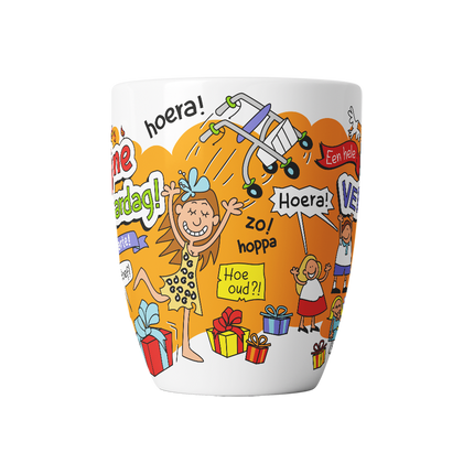 Tasse de dessin animé - Joyeux anniversaire