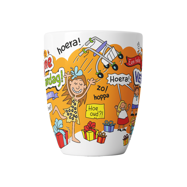 Tasse de dessin animé - Joyeux anniversaire