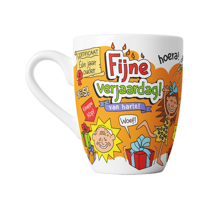 Tasse de dessin animé - Joyeux anniversaire