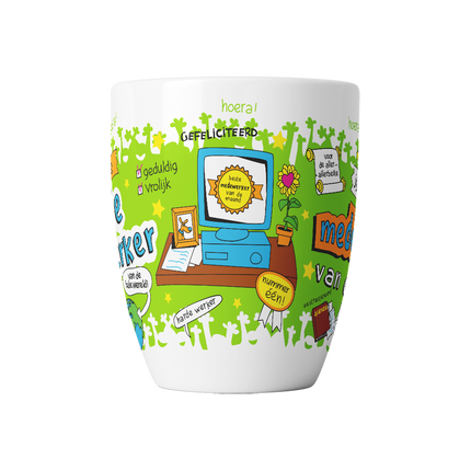 Tasse de dessin animé - Employé