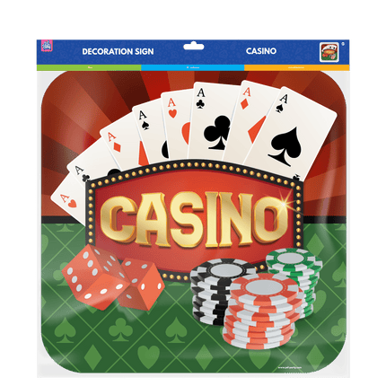 Casino Deurbord 50cm van Paper Dreams koop je bij Partywinkel