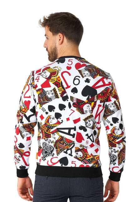 Casino Speelkaarten Trui Heren OppoSuits van OppoSuits koop je bij Partywinkel