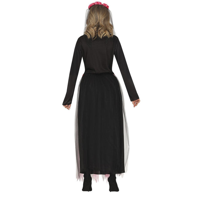 Catrina Halloween jurk Dames van Fiestas Guirca koop je bij Partywinkel