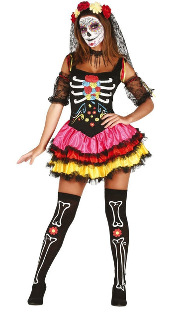 Catrina Halloween Kostuum Dames van Fiestas Guirca koop je bij Partywinkel